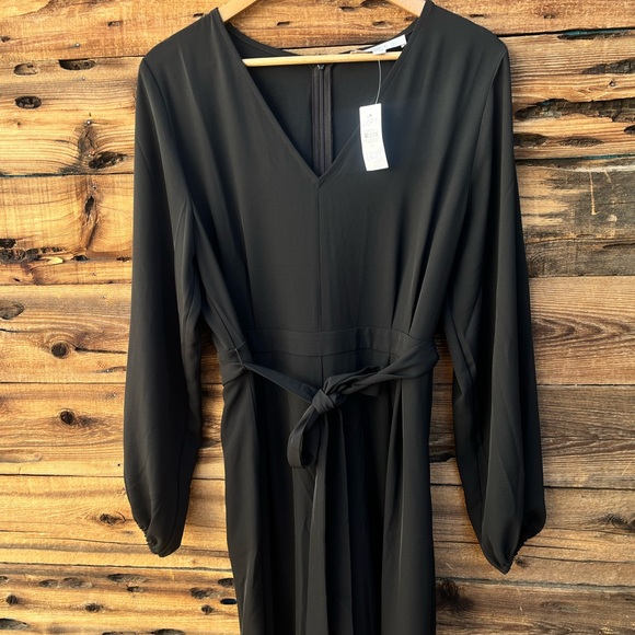 LOFT | NWT Elegant Black Long Sleeve Jumpsuit 10 - Picture 5 of 6